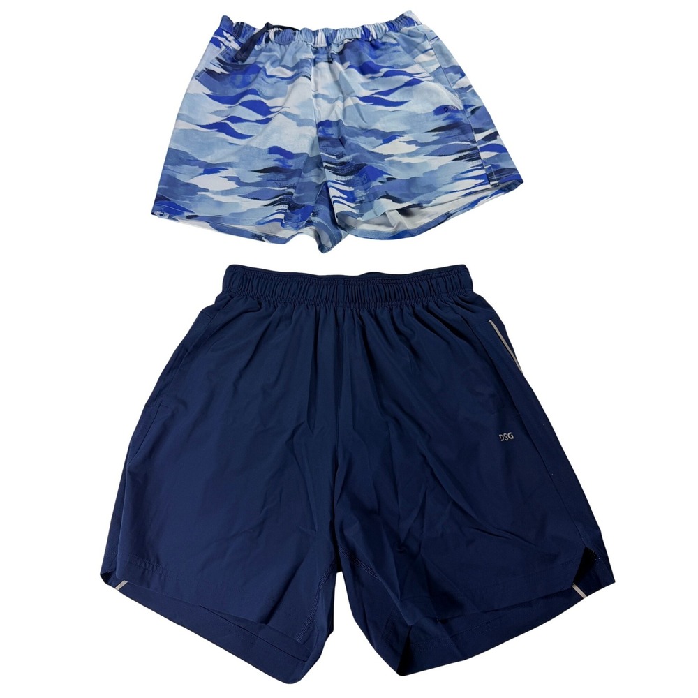 LOT2 DSG Mens Small Shorts Bundle 7in Stride‎ Run & 6in Agility Woven Camo NWT